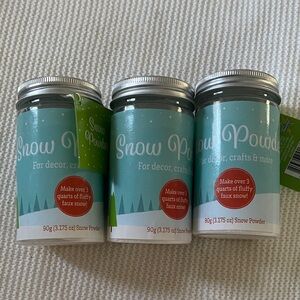 Snow powder for crafts